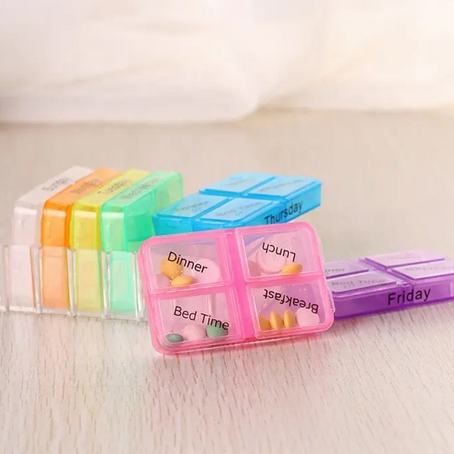 6988 7 Days 4 Times Transparent Medicine Box 28 Grid Portable Large Capacity Travel, Medication Organizer Dispenser Boxes Large Compartments Moisture-Proof Pill Case Medication Reminder Travel 6988 7 Days 4 Times Transparent Medicine Box 28 Grid Portable Large Capacity Travel, Medication Organizer Dispenser Boxes Large Compartments Moisture-Proof Pill Case Medication Reminder Travel